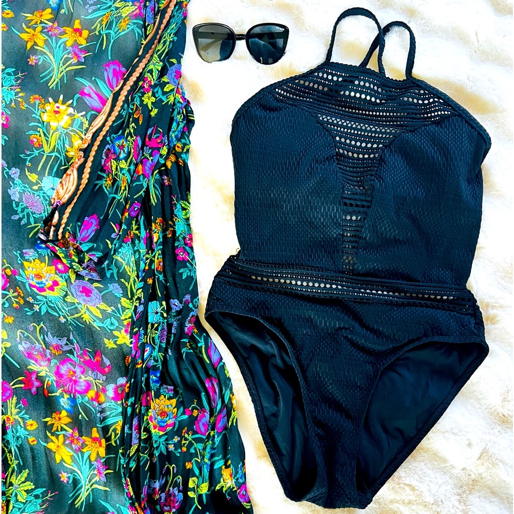 🖤 Black Crochet Bathing Suit 🖤